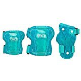 Zoom Childrens Protective Skating Pads From Roller Derby – Knee, Wrist, and Elbow (teal)