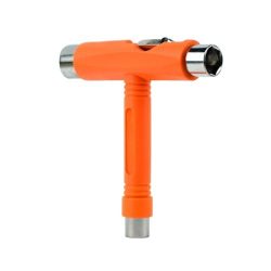 Samuauto Skateboard T-tool All in One Screwdriver Socket Multi Function Skate Tool (Orange)