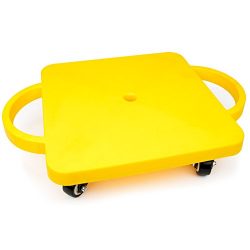 11.5″ Gym Class Super Scooters Sliding Board with Non-Skid Casters and Safety Handles by K ...