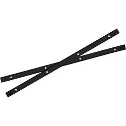 Yocaher Black Skateboard Rails
