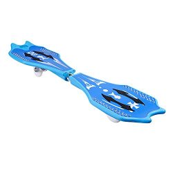 Ancheer Caster Wave Board Skateboard Classic Mini Waveboard for Beginner Teens Kids Boys Girls A ...