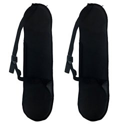 Silfrae Universal 32″8″ Skateboard Carry Bag With Shoulder Strap and Mesh Pack (Blac ...