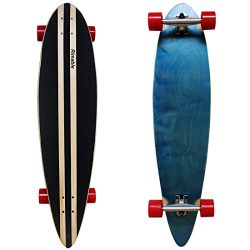 Rimable Stained Pintail Longboard BLUERED