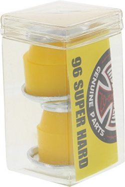 Independent Standard Cylinder Cushions Yellow Skateboard Bushings – 2 Pair with Washers &# ...