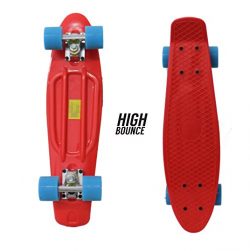 High Bounce Complete 22″ Skateboard (Red)