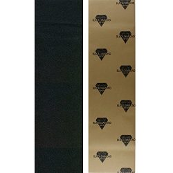 Black Diamond Longboard Skateboard Grip Tape Sheet Black 48″