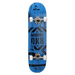 PUENTE 31 Inch Complete Skateboard – 8 Layer Canadian Maple Wood Double Kick Concave Skate ...