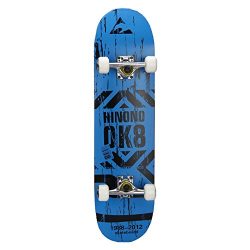 PUENTE 31 Inch Complete Skateboard – 8 Layer Canadian Maple Wood Double Kick Concave Skate ...