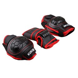 Skateboarding Elbow Pads ,KUKOME Kids Child Roller Skating Knee Pads Protective Gear with Wrist  ...