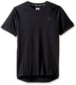 adidas Originals Men’s Tops | Skateboarding California Tee, Black, Large