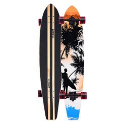 Landwalker Pintail Complete Longboard 44″x9″ with 70mm Wheels