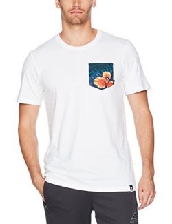 adidas Originals Men’s Tops | Skateboarding Graphic Tee, White/Sweetleaf Pocket, XX-Large