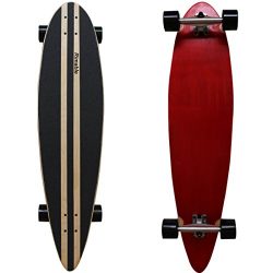 Rimable Stained Pintail Longboard REDBLACK