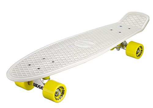 Ridge Skateboards Glow in Dark Big Brother Cruiser Skateboard – Yellow, 27-Inch
