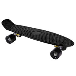 Amdirect Plastic Cruiser Skateboard 22 Inch Complete Standard Skateboard