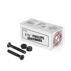 INDEPENDENT Genuine Parts Phillips Hardware 1.5″ (1 1/2″) Black