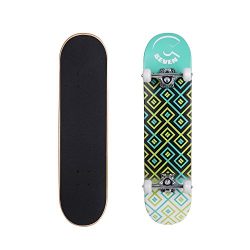 Cal 7 Maze 7.5 Complete Skateboard 52×31 100A Wheels 5 Inch Trucks