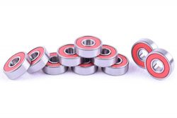 ABEC-9 Wheel Bearings For Skateboard Deck Longboard, skateboard parts (Red)