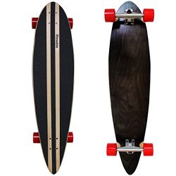 Rimable Stained Pintail Longboard BLACKRED