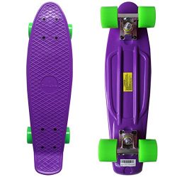 Rimable Complete 22″ Skateboard PurpleGreen