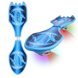Deluxe Junior Caster Board in Amazing Blue Color, with Illuminating Wheels for More Excitement,  ...