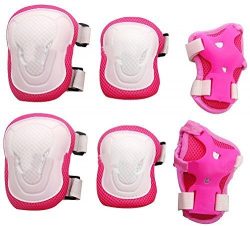 Eforstore Adult Women/men Unisex Knee Elbow Wrist Protective Pads Set for Skateboard Cycling Rol ...