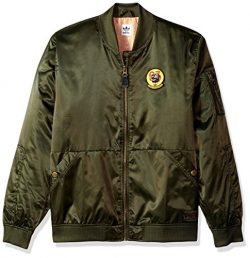 adidas Originals Men’s Outerwear | Skateboarding Military Bomber Jacket, Night Cargo/Tacti ...