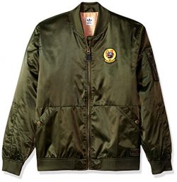 adidas Originals Men’s Outerwear | Skateboarding Military Bomber Jacket, Night Cargo/Tacti ...