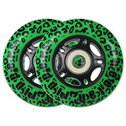 GREEN CHEETAH Wheels for RIPSTICK ripstik wave board ABEC 9 76MM 89A OUTDOOR
