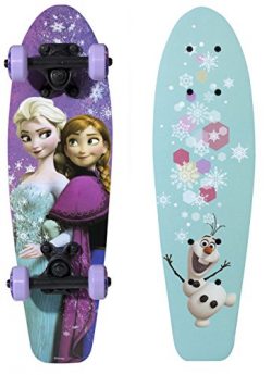 PlayWheels Disney Frozen 21″ Wood Cruiser Skateboard – Sisters Graphic