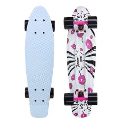 Cal 7 Snack Attack 22 Inch Complete Mini Cruiser Standard Skateboard (Donut)