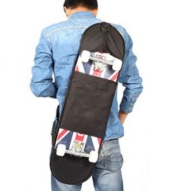 Cooplay Professional 31″ 80cm Skateboard waterproof Carry Bag Backpack Rucksack Straps Spo ...