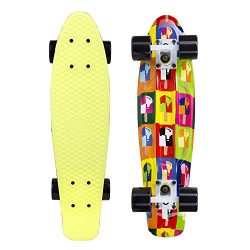 Cal 7 Snack Attack 22 Inch Complete Mini Cruiser Standard Skateboard (Ice Cream)