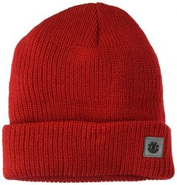 Element Men’s Branded Cuff Beanies, S Line Skully Red, One