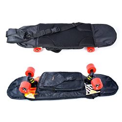 SAYSHUN Skateboard Bag Skateboarding Adjustable Shoulder Bag Backpack for 28 inch to 31.5 inch S ...
