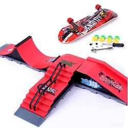 New DIY Finger Skateboard Site Skate Park Ramp Parts Finger Board Site Ultimate Sports By KTOY