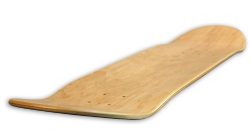Guluman Blank Decks Warning Skateboard Deck (Natural)-8.0inch-Deep Concave