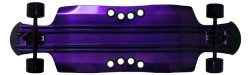 Beercan Boards 35-Inch Oat Soda Standard Complete Skateboard, Purple