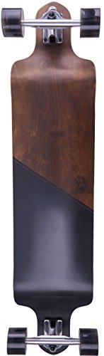 Ten Toes Board Emporium The Drops Drop Down Longboard Dropdown Skateboard, Black