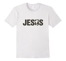 Mens Jesus Christian Skateboard Cool Skater Design TShirt Small White