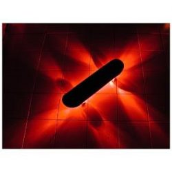 Skateboard Red LED Light KIT _____ DIY L.E.D. operates on a 9 volt battery – Skate Board a ...