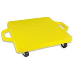 Sports Standard Scooter Board with Handles, 1 pack, Colors may vary (Blue or Yellow)