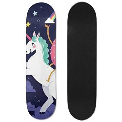 Donots Fantastic Unicorn Standard Double-Kick Skateboard Caster Boards