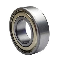 608 ZZ Skateboard Bearings, Double Shielded, Silver (Pack of 8)