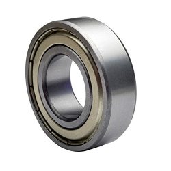 608 ZZ Skateboard Bearings, Double Shielded, Silver (Pack of 8)