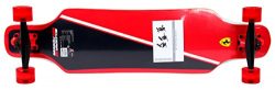 Ferrari Long Board Skateboard, Black
