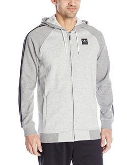 adidas Originals Men’s AS Hooded Track Jacket, Medium Grey, Medium