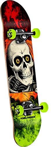 Powell-Peralta Ripper Storm Complete Skateboard, Red
