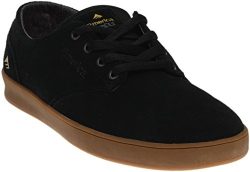 Emerica Men’s The Romero Laced Skateboarding Shoe,Black/Gum,11.5 M US