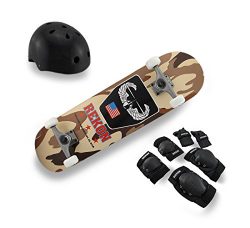 Wood Standard Skateboards Complete Rekon Skate Kit Maple Skateboard Desert Camouflage Graphics 3 ...